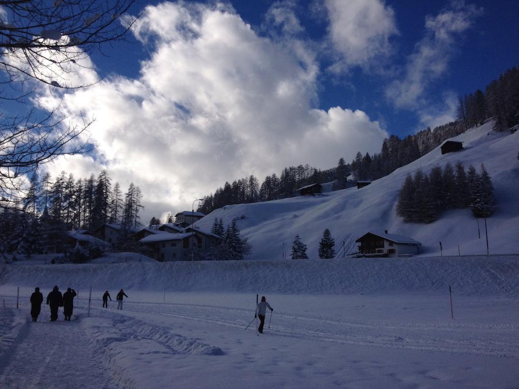 Ferienwohnung Gadenstatt Davos Exterior foto